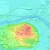Schwedenschanze topographic map, elevation, terrain