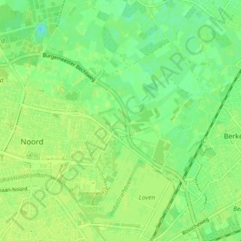 Hazennest topographic map, elevation, terrain