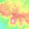 Debre Tabor topographic map, elevation, terrain