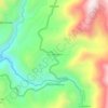Los Santiagos topographic map, elevation, terrain