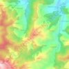 Baghar topographic map, elevation, terrain