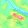 Hill of Flinder topographic map, elevation, terrain