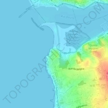 Seca do Bacalhau topographic map, elevation, terrain