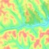 Venetia topographic map, elevation, terrain