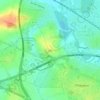 Mont Saint-Pierre topographic map, elevation, terrain