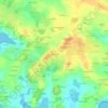 Chapelaine topographic map, elevation, terrain