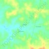 Pretinho topographic map, elevation, terrain