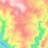 Barro Preto topographic map, elevation, terrain