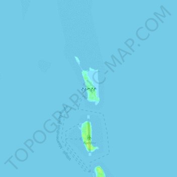 Villingili topographic map, elevation, terrain