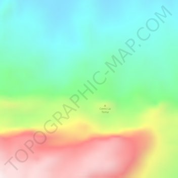 La Toma topographic map, elevation, terrain