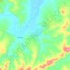 João Pinheiro topographic map, elevation, terrain