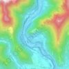 Noal topographic map, elevation, terrain