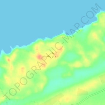 Alam Umm Rahla topographic map, elevation, terrain