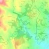 A Ponte Ferreira topographic map, elevation, terrain