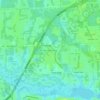 Biscayne Village topographic map, elevation, terrain