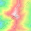 Cerro Canoitas topographic map, elevation, terrain