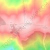 Calar Alto topographic map, elevation, terrain
