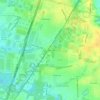 Prospect Plains topographic map, elevation, terrain