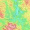 Bijelo Polje topographic map, elevation, terrain