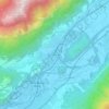 Boario Terme topographic map, elevation, terrain