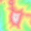 Mount Potts topographic map, elevation, terrain