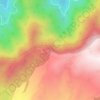 Panjpeer Rocks topographic map, elevation, terrain