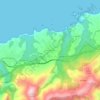 Santa Marina topographic map, elevation, terrain