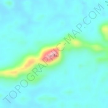 Bukit Buluk topographic map, elevation, terrain