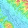 Sarzana topographic map, elevation, terrain