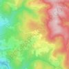 Jourchannes topographic map, elevation, terrain