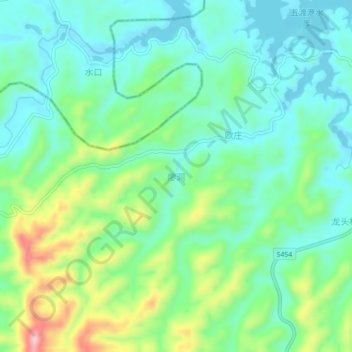 Liaodong topographic map, elevation, terrain