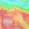 Hülen topographic map, elevation, terrain