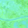Overasselt topographic map, elevation, terrain