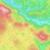 Štanjel topographic map, elevation, terrain