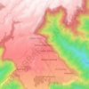 Sohra (Cherrapunji) topographic map, elevation, terrain