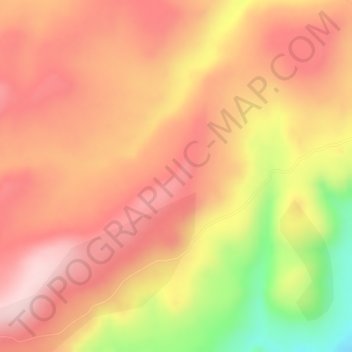 Bencher topographic map, elevation, terrain