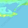 Diu topographic map, elevation, terrain