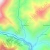 Rio Blanco Alto topographic map, elevation, terrain