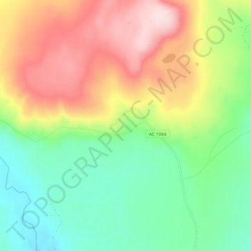 Heligfjäll topographic map, elevation, terrain