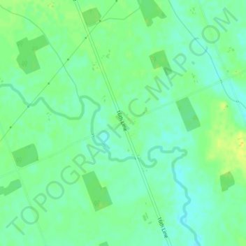 Cassel topographic map, elevation, terrain