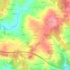 O Reboredo topographic map, elevation, terrain
