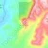 Big A Mountain topographic map, elevation, terrain