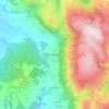 Acquapagana topographic map, elevation, terrain