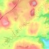 Commeaux topographic map, elevation, terrain