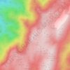 Calarilla topographic map, elevation, terrain