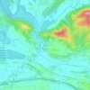 Guevara topographic map, elevation, terrain