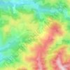 Saroxarrea topographic map, elevation, terrain