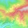 Castillo Blanco topographic map, elevation, terrain