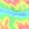 Jahuacocha topographic map, elevation, terrain