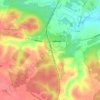 Olive topographic map, elevation, terrain